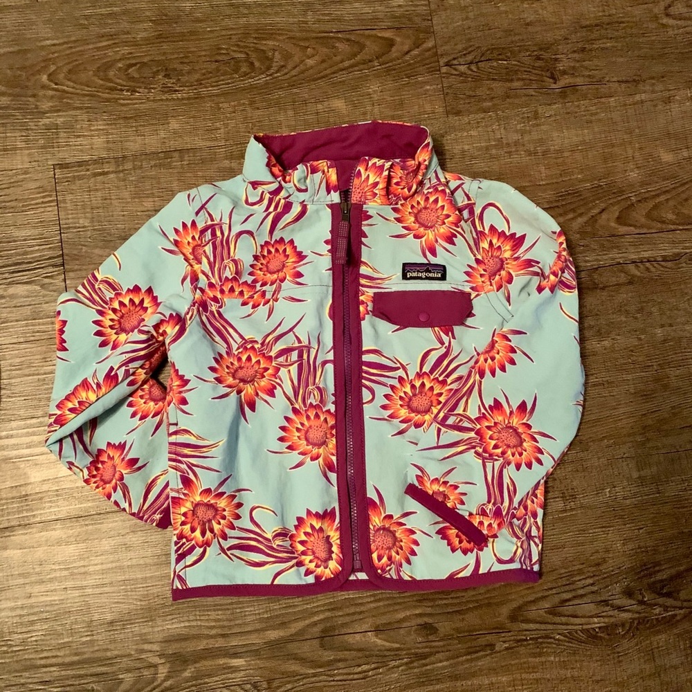 3T Floral Toddler Patagonia Jacket